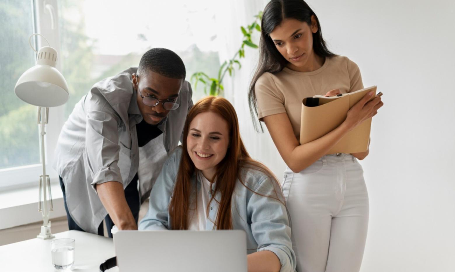 Espace de travail organisé pour la formation à distance